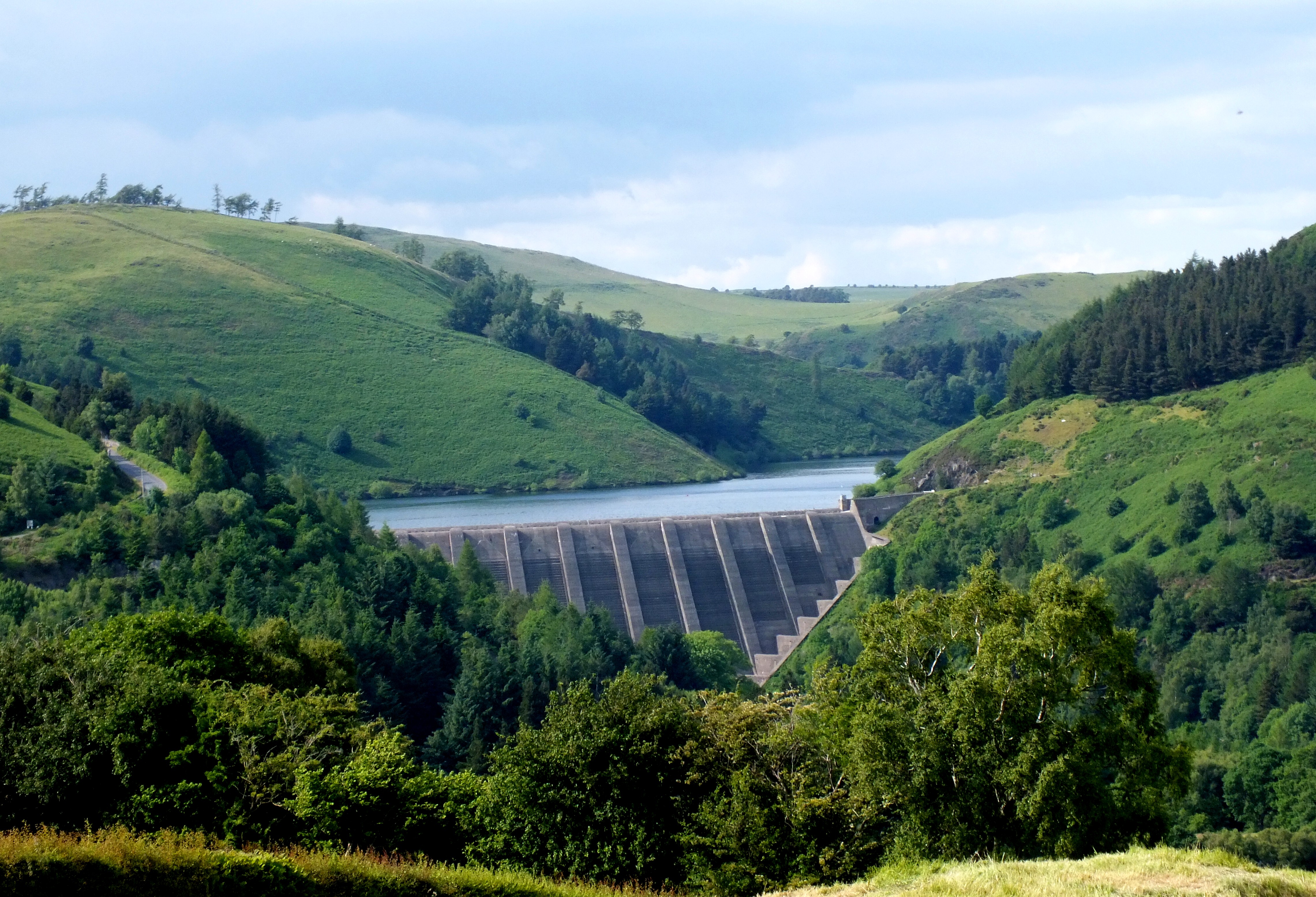 CLYWEDOG DAM. Bill Bagley Photography